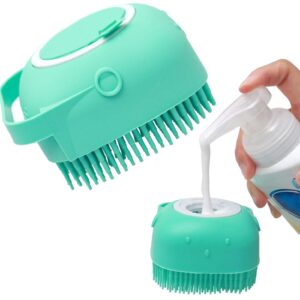 Pet Shampoo and Massage Brush